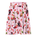 Flattering Matsuri Skater Skirt in pink, featuring vibrant patterns perfect for summer outings. Stay stylish and comfortable!