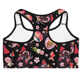 Matsuri Sports bra features a vibrant Japanese festival design, perfect for gym workouts, ensuring comfort and style.