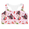 Stylish Matsuri Sports bra features vibrant Japanese festival designs, perfect for workouts and staying dry.