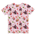 Vibrant Matsuri T-shirt featuring dango, blossoms, and goldfish, perfect for spring and summer outfits.