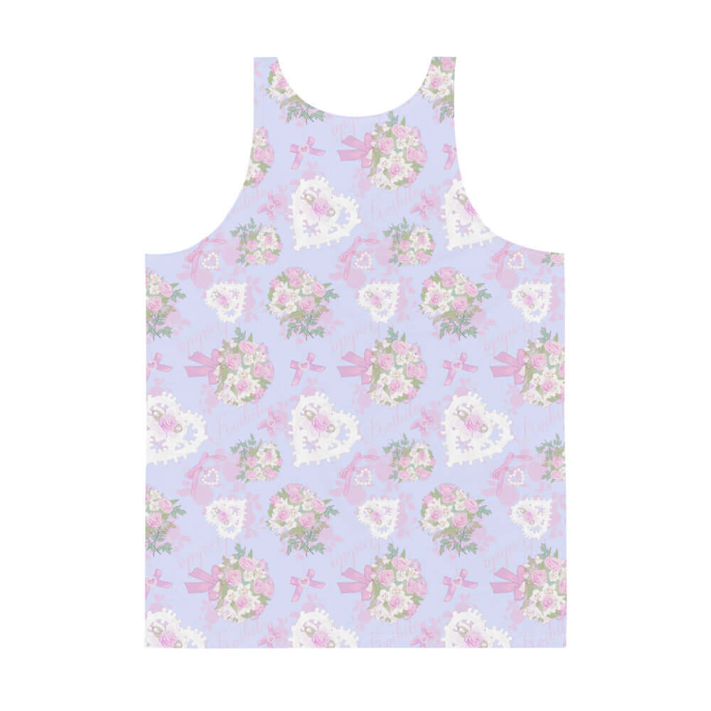 Men's Anniversary Tank Top featuring a vibrant floral design, soft material, and a relaxed fit for ultimate comfort.