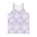 Vibrant Men's Anniversary Tank Top with floral design, soft fabric, and relaxed fit for stylish comfort.