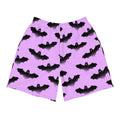 Stylish Men's Aensland Athletic Shorts with a fun bat design, perfect for running or workout activities.