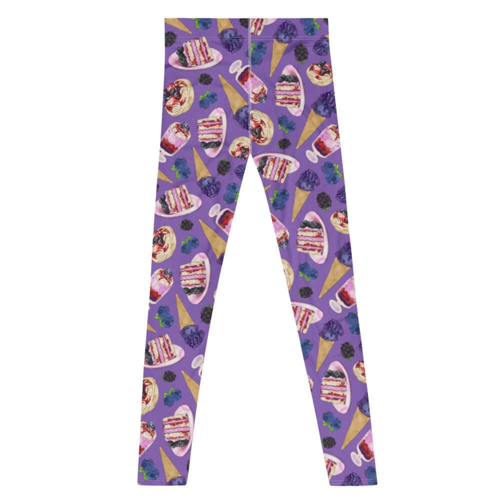 Men's Berry Leggings feature a vibrant design, perfect for workouts or casual wear, ensuring comfort and style.