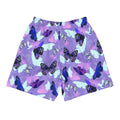 Stylish Men's Butterfly Athletic Shorts feature vibrant butterfly prints, perfect for any active lifestyle.