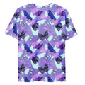 Vibrant Men's Butterfly T-shirt featuring colorful butterfly prints, crafted for comfort and durability. Perfect for any occasion.