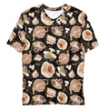 Stylish Men's Café T-shirt featuring a vibrant print, perfect for comfort and casual wear.