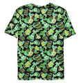 Men's Choco Mint T-shirt features a vibrant mint and chocolate pattern, perfect for style and comfort.