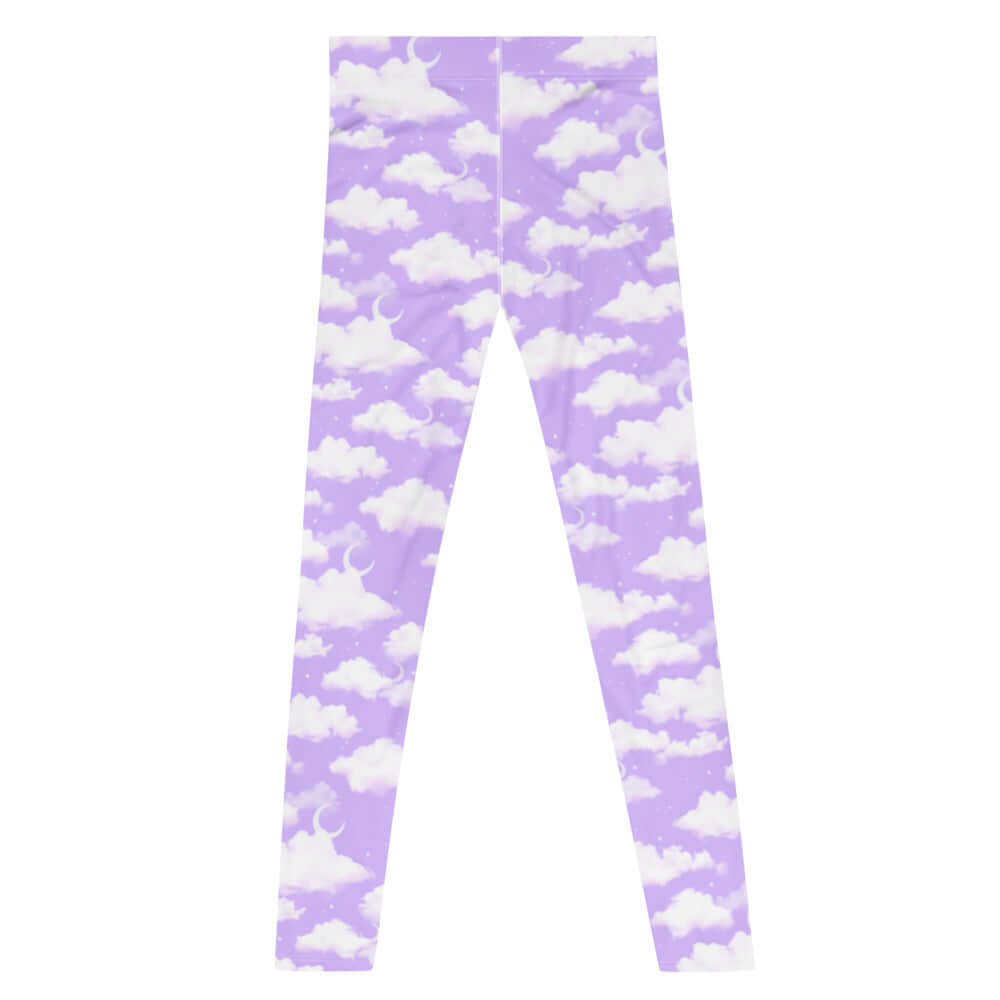 Elevate your activewear with Men's Cloudy Sky Leggings, featuring soft, stretchy fabric perfect for workouts and casual wear.
