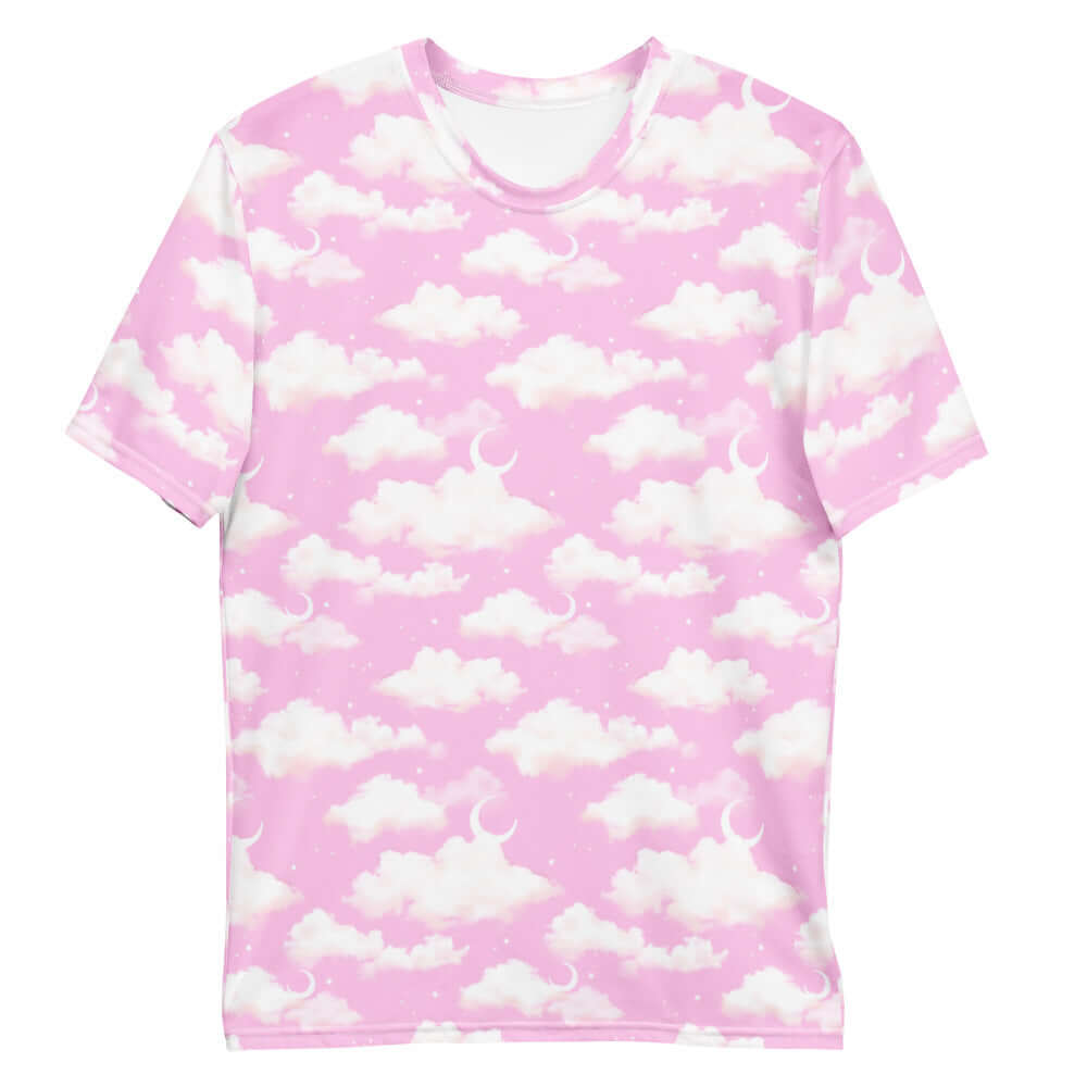 Men's Cloudy Sky T-shirt featuring a soft, stylish design with a cozy fit, perfect for everyday wear.