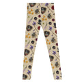 Stylish Men's Gothic Tea Time Leggings featuring a unique floral and skull print, perfect for your active lifestyle.