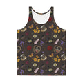 Men's Gothic Tea Time Tank Top features vibrant designs on soft, stretchy fabric for a stylish, relaxed fit.