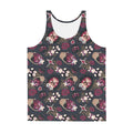 Men's Gothic Teddy Tank Top featuring vibrant colors and a relaxed fit, perfect for a stylish summer look.