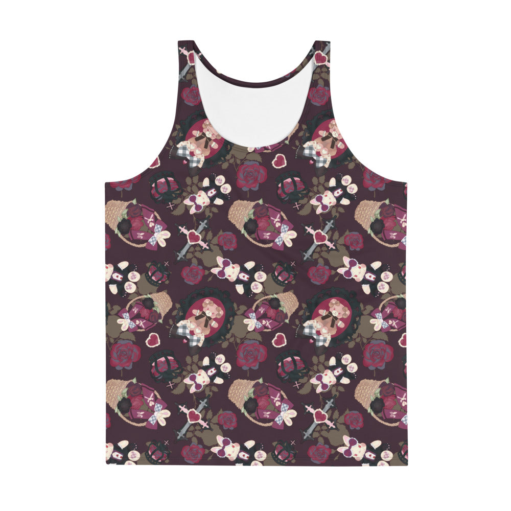 Men's Gothic Teddy Tank Top features vibrant colors and soft material for a stylish, relaxed fit. Perfect for casual wear!