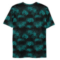 Men's Higanbana T-shirt features a vibrant floral design on a soft black background, perfect for any casual outfit.