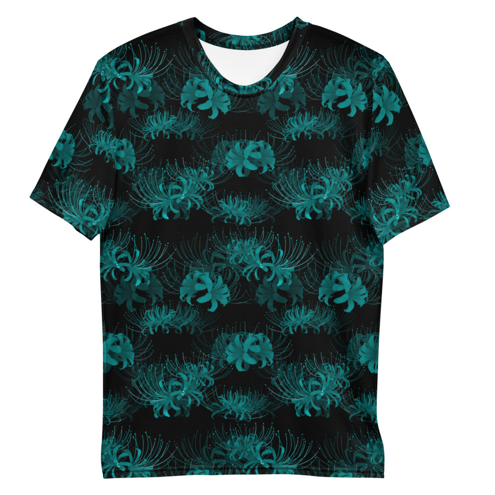 Stylish Men's Higanbana T-shirt featuring a vibrant floral design, perfect for comfort and everyday wear.