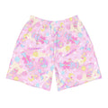 Men's Indica Magica Athletic Shorts feature a vibrant design, perfect for running or any active lifestyle.