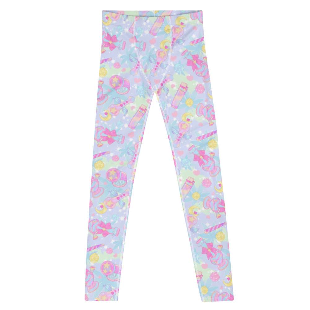 Colorful Men's Indica Magica Leggings designed for comfort and style, perfect for workouts and active days.