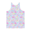 Vibrant Men's Indica Magica Tank Top featuring soft, stretchy material for a fabulous fit and stylish look.