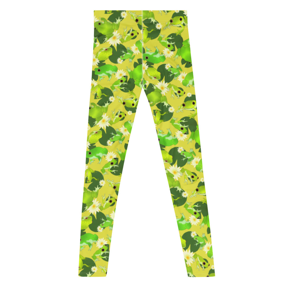 Brightly patterned Men's Kero-kero Leggings offer comfort and style for active lifestyles, perfect for workouts and casual wear.