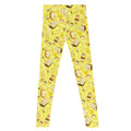 Men's Lemon Leggings feature a vibrant lemon print, perfect for active wear and versatile styling options.