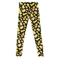 Men's Lemon Leggings feature a vibrant lemon pattern, perfect for activewear and workouts at your favorite gym.