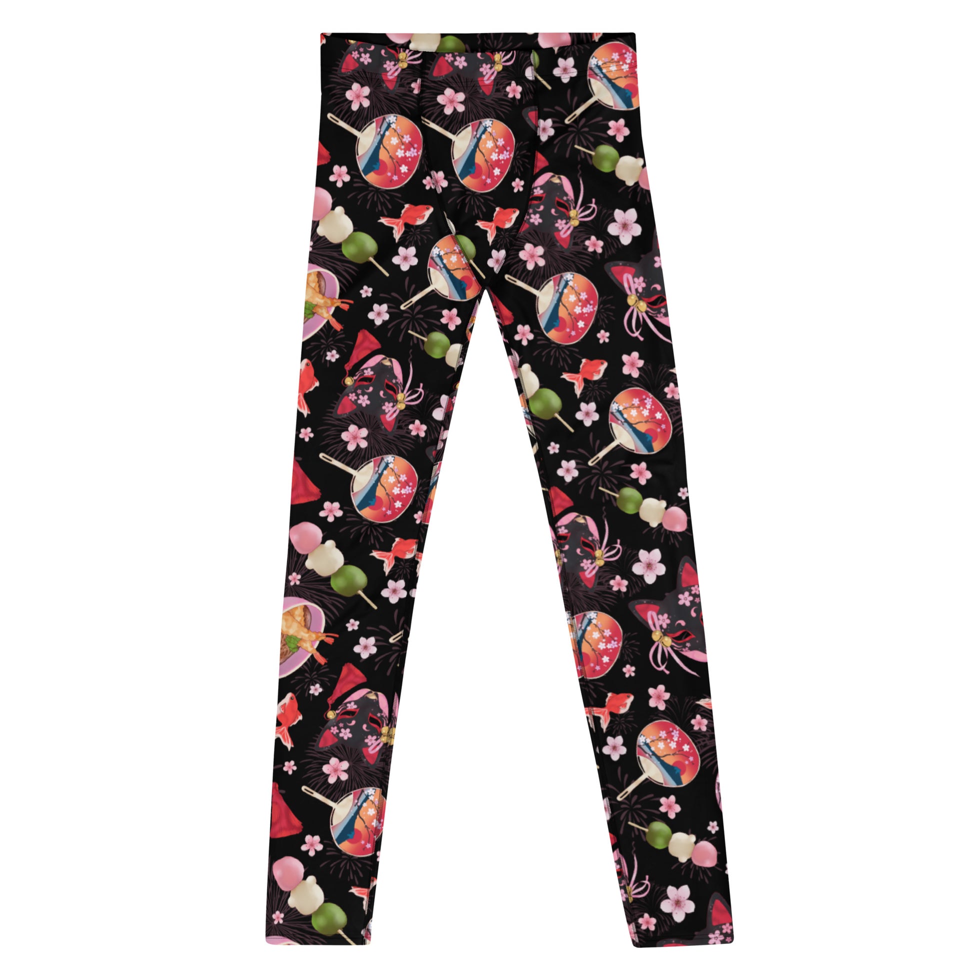 Men's Matsuri Leggings feature colorful designs, perfect for active wear and stylish workouts. Ideal for all activities.