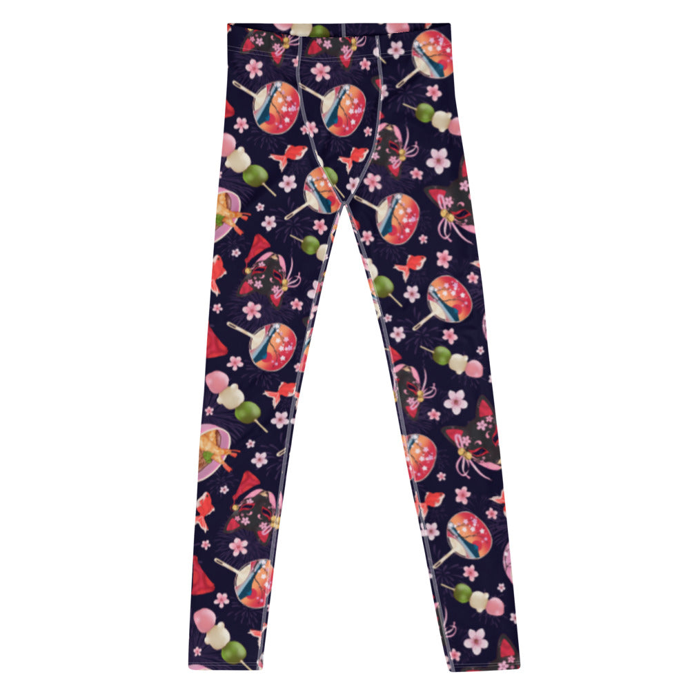 Shop the Men's Matsuri Leggings, featuring a vibrant design perfect for workouts or casual wear.