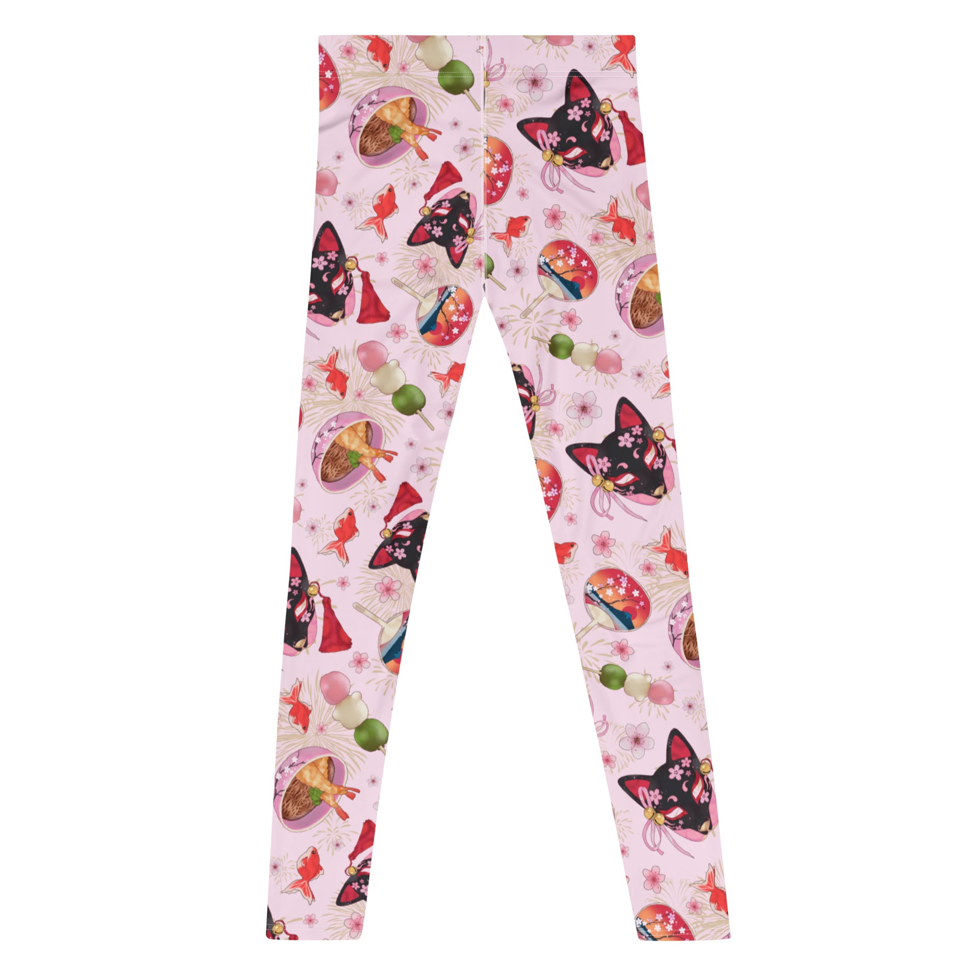 Stylish Men's Matsuri Leggings featuring vibrant patterns, perfect for workouts or casual wear. Embrace comfort and style!