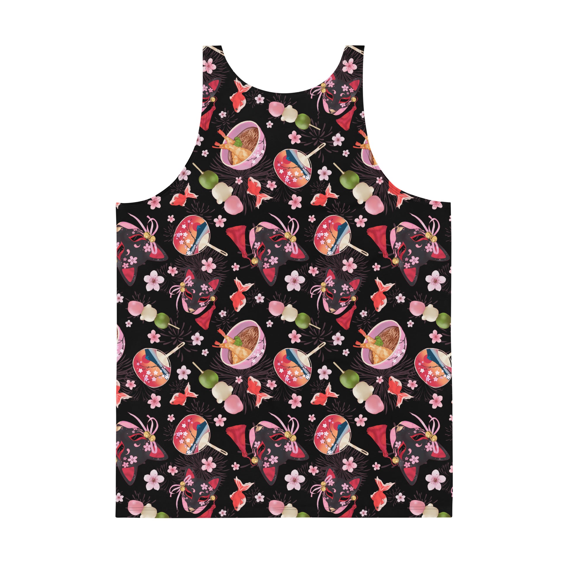 Vibrant Men's Matsuri Tank Top featuring colorful patterns and a soft, relaxed fit for ultimate comfort.