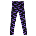 Men's Morrigan Leggings featuring a unique bat design, perfect for workouts and active lifestyles. Shop now!