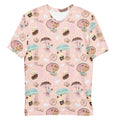 Brighten your spring wardrobe with the Men's Parasol Bunny T-shirt, featuring adorable bunnies and pastel colors.