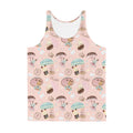 Men's Parasol Bunny Tank Top features a vibrant design, soft material, and relaxed fit for ultimate comfort.