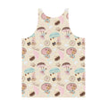 Men's Parasol Bunny Tank Top featuring a playful design with vibrant colors and a comfortable, relaxed fit.
