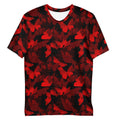 Stylish Men's Butterfly T-shirt featuring a vibrant red butterfly pattern, perfect for comfort and casual wear.