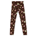 Stylish Men's Royal Cookie Leggings featuring a fun cookie print, perfect for workouts or casual wear.