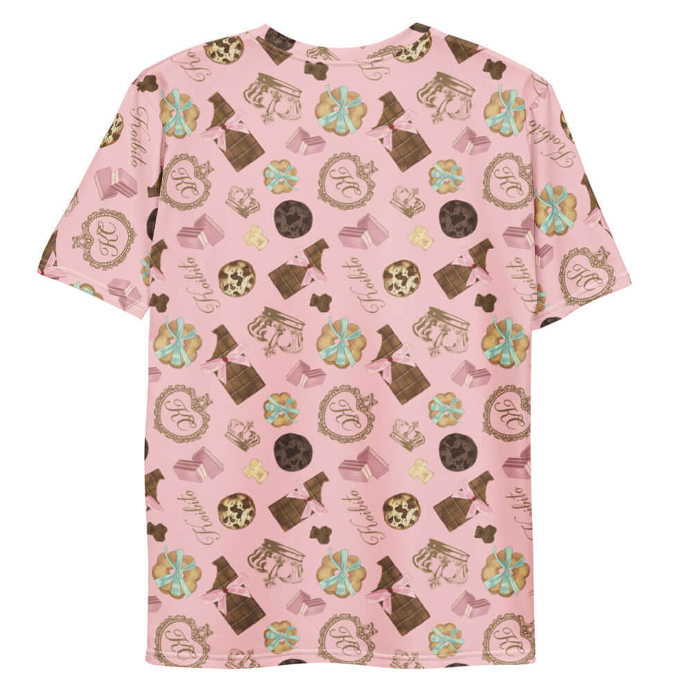 Stylish Men's Royal Cookie T-shirt featuring a fun dessert pattern, perfect for casual outings and comfort.