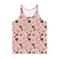 Men's Royal Cookie Tank Top features vibrant colors and a relaxed fit for stylish comfort, perfect for any occasion.