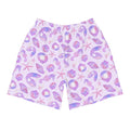 Men's Sea Princess Athletic Shorts feature a colorful seashell design, perfect for active days at the beach or gym.