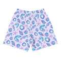 Men's Sea Princess Athletic Shorts feature a vibrant sea-themed design, perfect for any sporty activity.