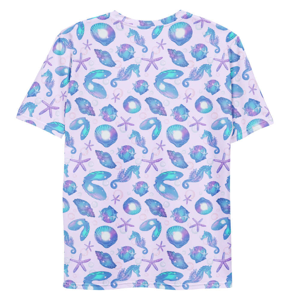 Discover the vibrant Men's Sea Princess T-shirt, featuring colorful sea-themed prints and soft, stretchy fabric.