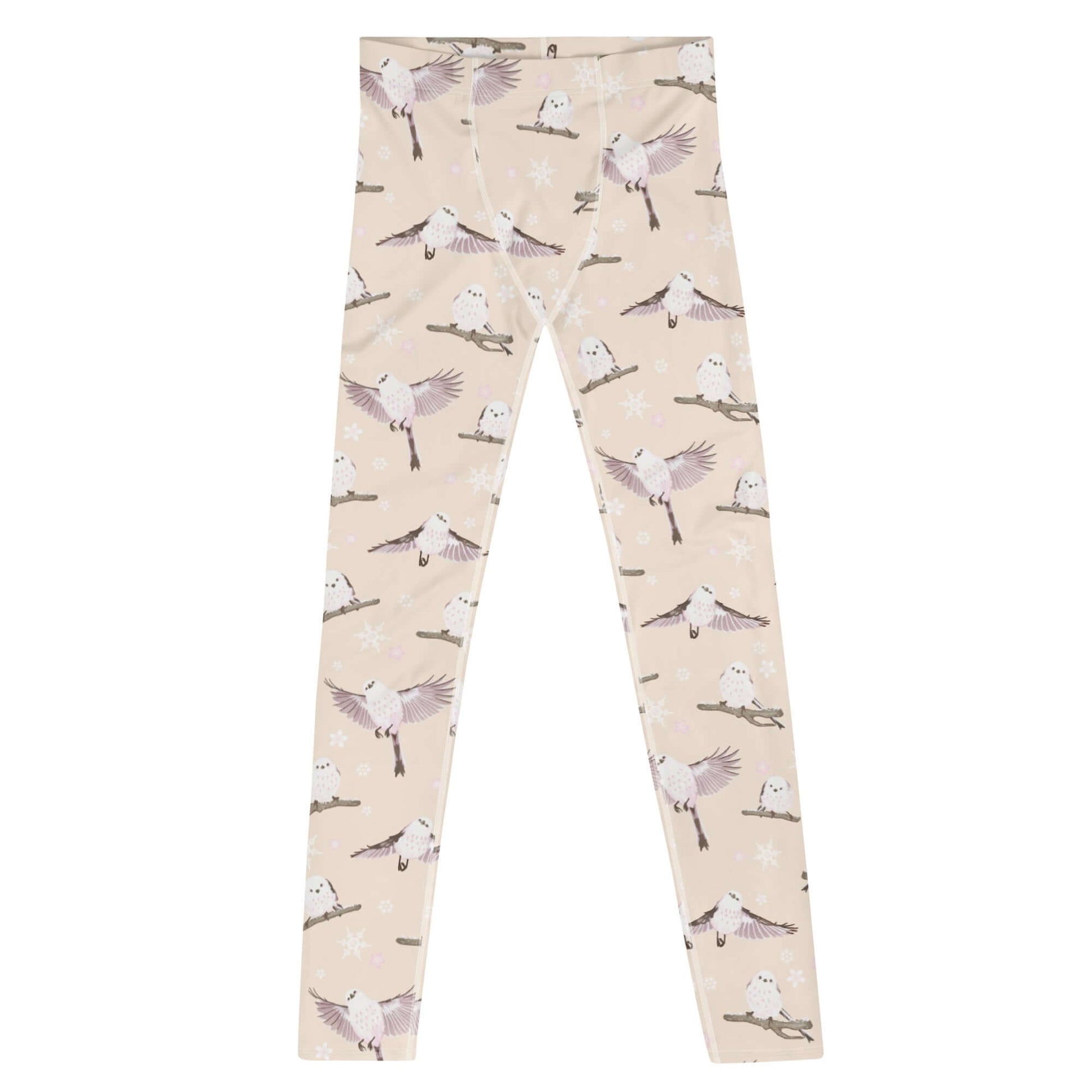 Men's Snow Bird Leggings in soft, stretchy fabric, perfect for workouts or casual wear. Ideal for active lifestyles.