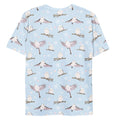 Men's Snow Bird T-shirt featuring a charming winter bird print, perfect for comfort and style all season long.
