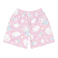 Men's Snow Bunny Athletic Shorts feature a playful bunny print, perfect for any active lifestyle and hassle-free workouts.