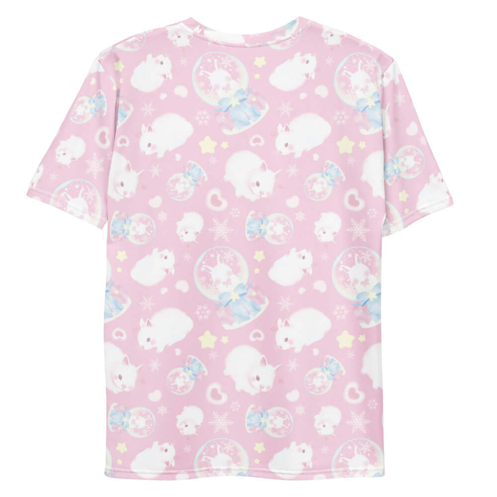 Men's Snow Bunny T-shirt features a playful design with soft colors, perfect for comfort and style from your favorite store.