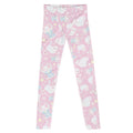 Men's Snow Kitten Leggings feature a whimsical design, perfect for active wear and comfort during workouts.