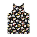 Vibrant Men's Trick or Treaters Tank Top featuring playful designs, perfect for Halloween fun and comfort.