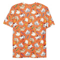 Vibrant Men's Trick or Treaters T-shirt featuring playful designs, perfect for a fun Halloween look.