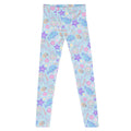 Colorful Men's Under the Sea Leggings featuring marine life design, perfect for workouts or casual wear.