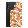 Stylish Momiji Samsung® Clear Case featuring a unique design, offering protection against scratches and dust.